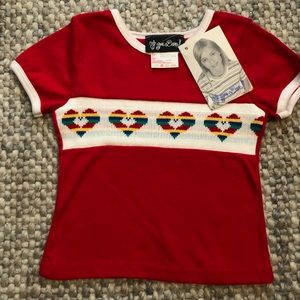 💕Hearts 💕 If You Dare red heart top.